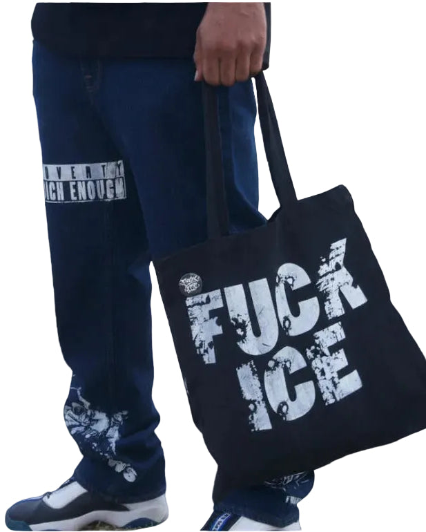 FUCK ICE Tote bag